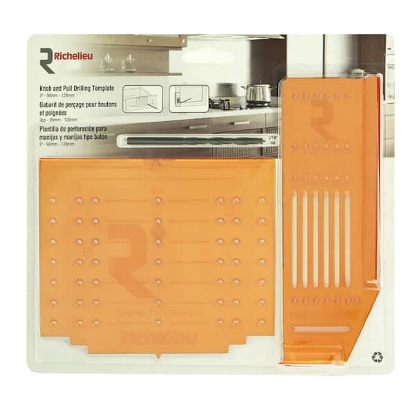 Richelieu Hardware Cabinet Hardware Door and Drawer Drilling Template - Value Pack