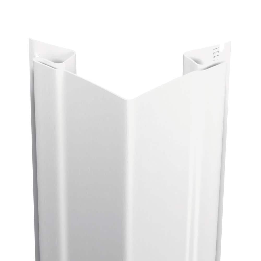 Wolverine 3/4 in. x 3-1/3 in. x 10 ft. White Vinyl Outside Corner