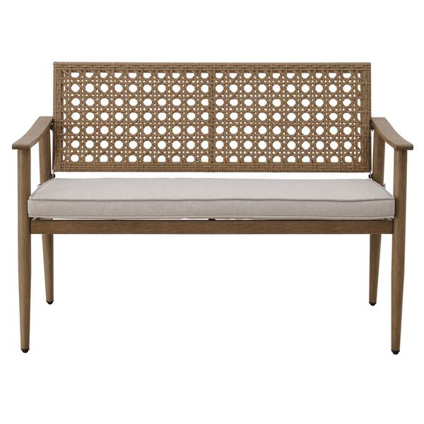 Brown Wicker & Rattan Outdoor Benches You'll Love