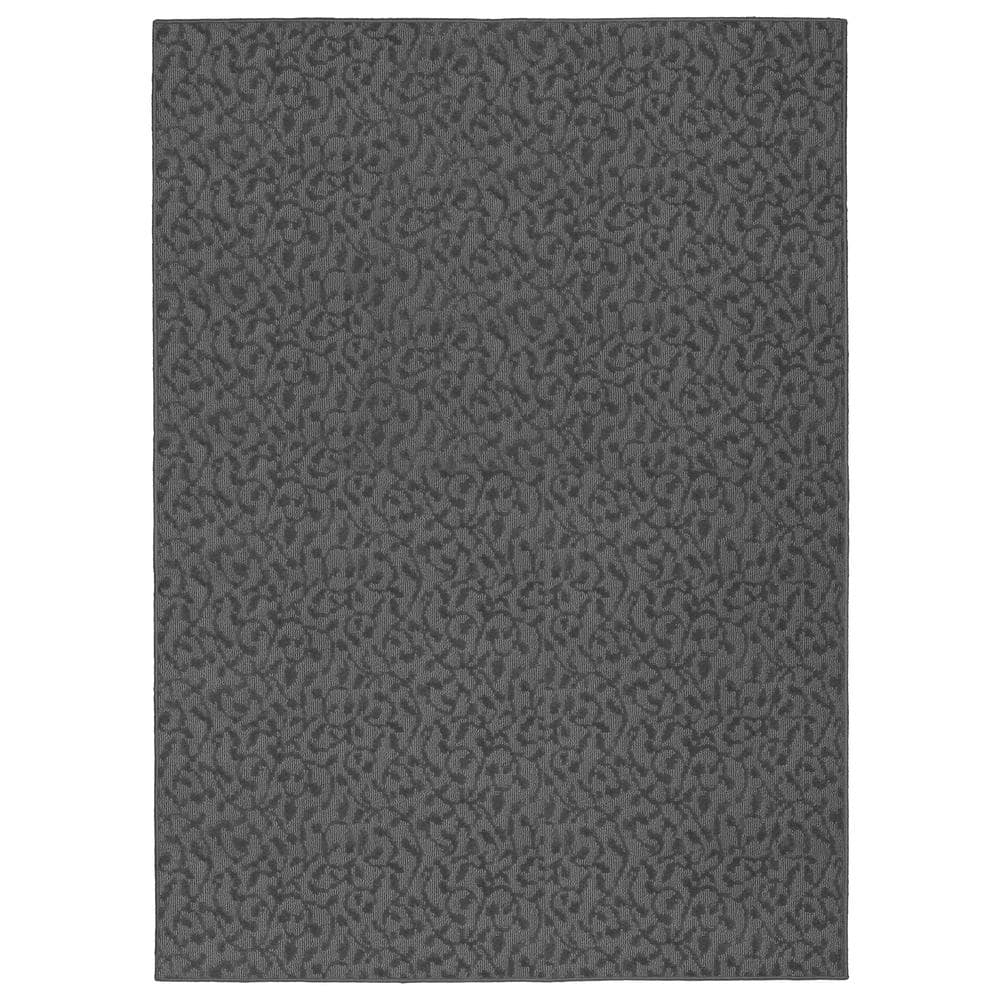 Garland Rug Ivy Cinder Gray 9 ft. x 12 ft. Area Rug CL010N10814412 The Home Depot