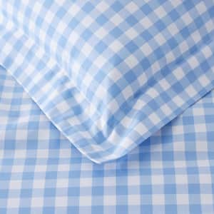 Company Cotton Gingham Yarn-Dyed Cotton Percale Sham