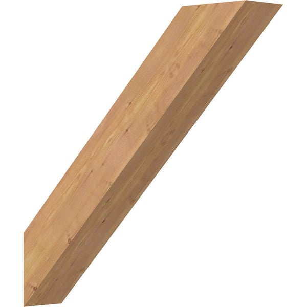Ekena Millwork 5 1/2"W x 30"D x 30"H Traditional Smooth Knee Brace, Western Red Cedar