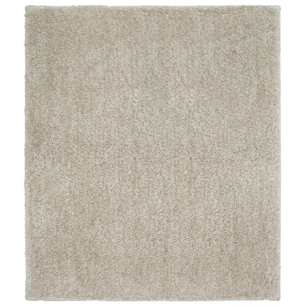 Home Decorators Collection Ethereal Shag Cream Beige 8 ft. x 8 ft. Square Indoor Area Rug 509804