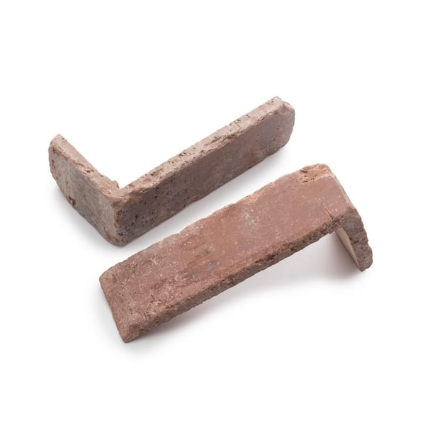 7.625 in. x 3.625 in. x 2.25 in. x 0.5 in. Bridgewater Thin Brick Corners (Box of 25-Bricks)
