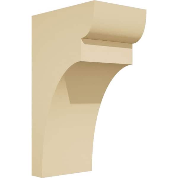 Ekena Millwork Yorktown 4 in. W x 10 in. H x 6 in. D Signature Urethane Polyurethane Corbel
