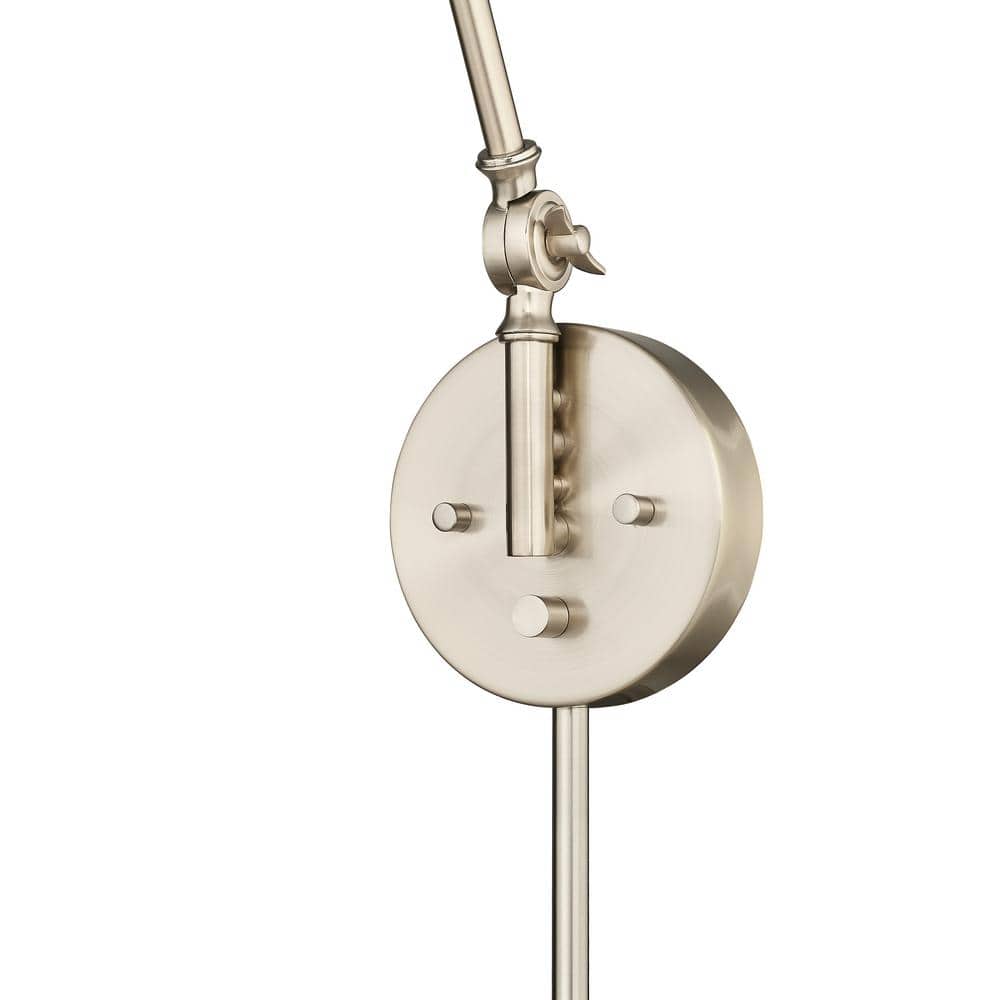 Matte Black Adjustable Swing Arm Wall Sconce