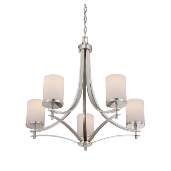 colton 5 light chandelier