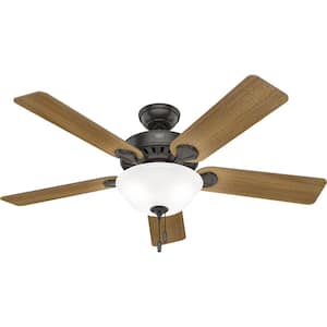 Pro's Best 52 in. Indoor Noble Bronze Ceiling Fan with Light Kit Included