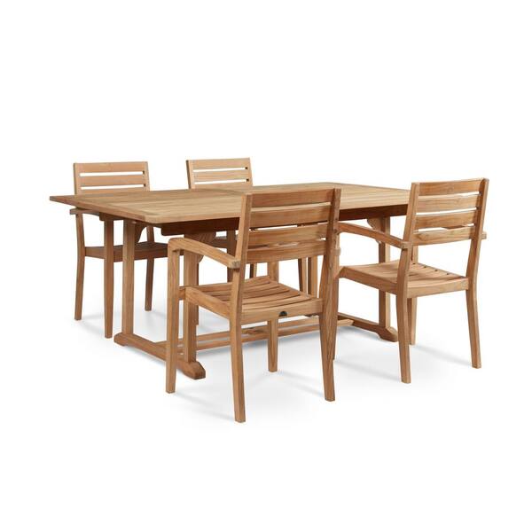 Royal Teak Small Rectangular Expansion Table