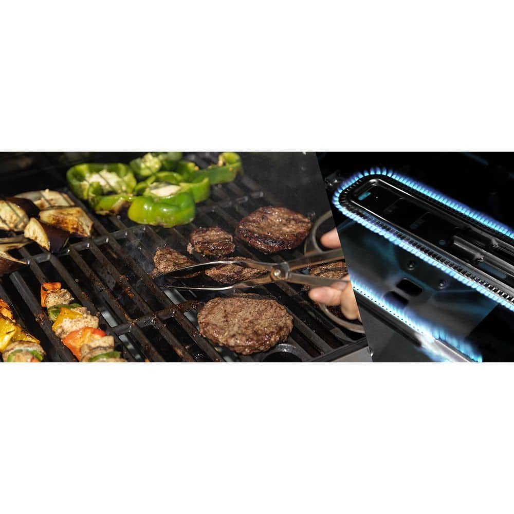 Royal Gourmet Stainless Steel 5-Burner Propane Gas Grill with Side Burner