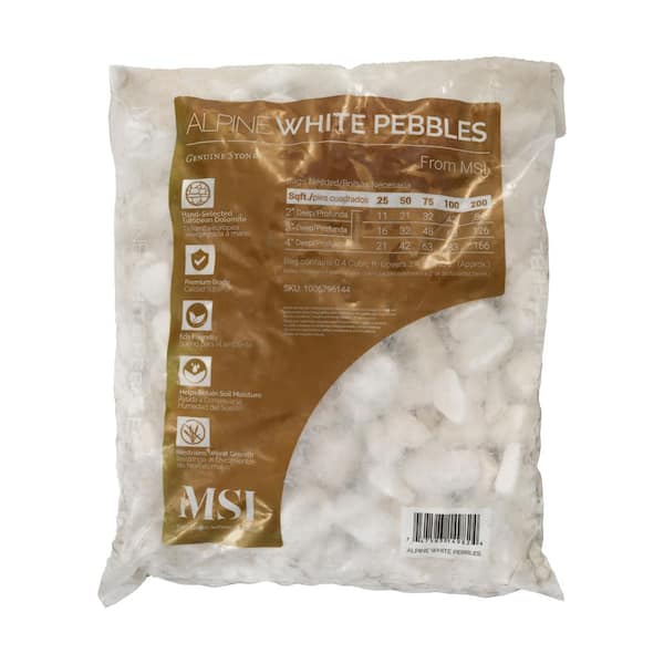 MSI Alpine White 0.5 cu. ft. per Bag (1 in. to 2 in.) Bagged