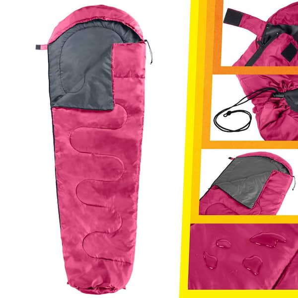 Wakeman Outdoors Mummy Sleeping Bag - Adult Cold Weather Sleeping