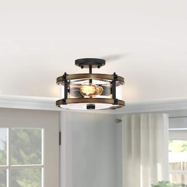 home depot semi flush lighting