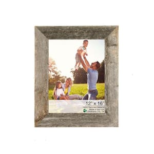 Victoria 12 in. W. x 16 in. Weathered Gray Picture Frame