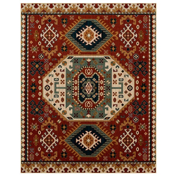 Mohawk Home Oakpoint Red 2 ft. x 3 ft. Area Rug