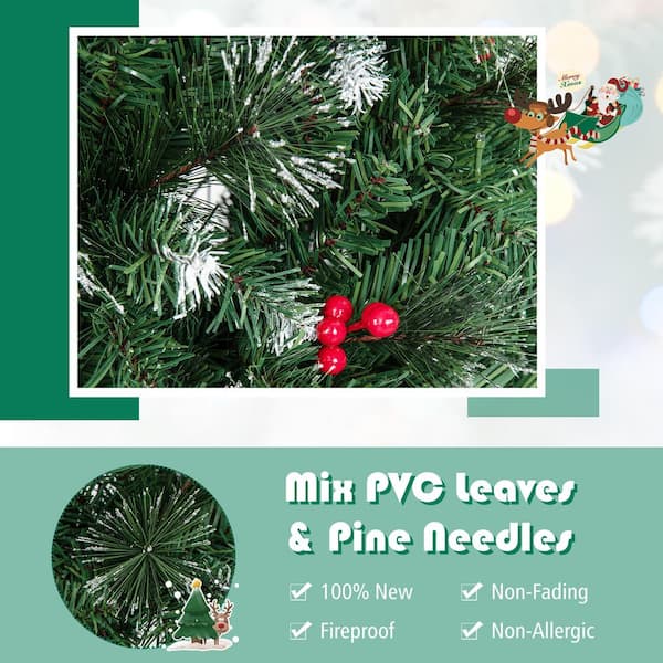 8PCS Multi Size Christmas Pine Tree Green Mini Pine Trees for Xmas Home  Desktop Decoration Noel Party Table Ornament Supply