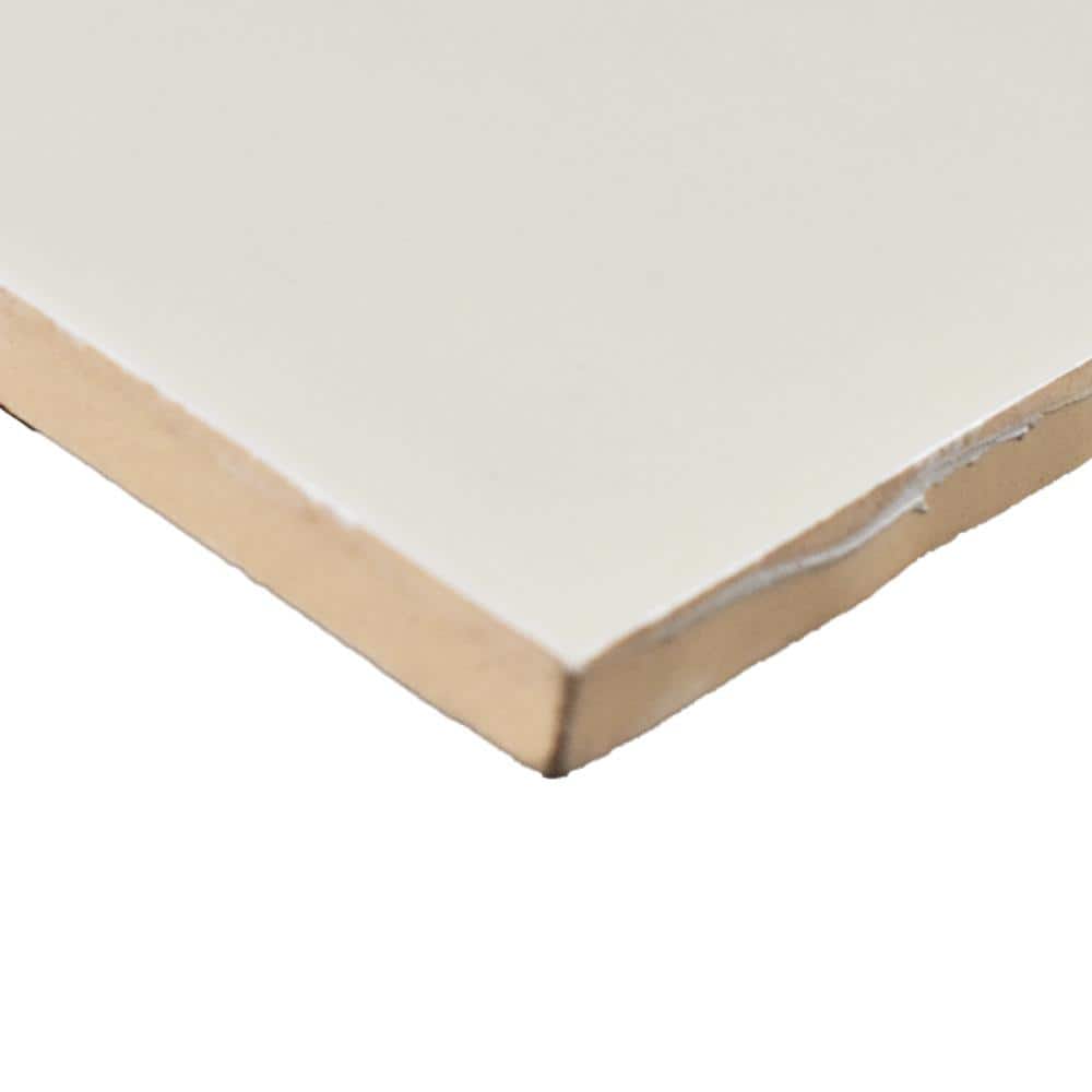 White Ice Glossy Ceramic Subway Wall Tile 3" x 12"
