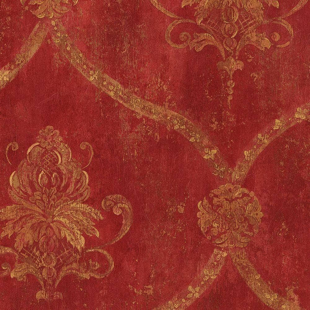 Norwall Regal Damask Vinyl Roll Wallpaper (Covers 55 sq. ft.) CS27328