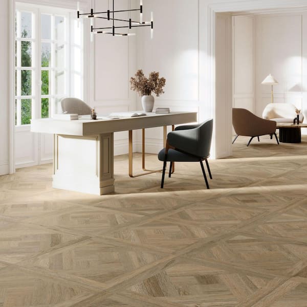 Spanish Arborix 24 in. x 24 in. x 9 mm Matte Wood Look Porcelain Floor and Wall Tile-Arce (4 PCS, 15.5 sq. ft./Case)