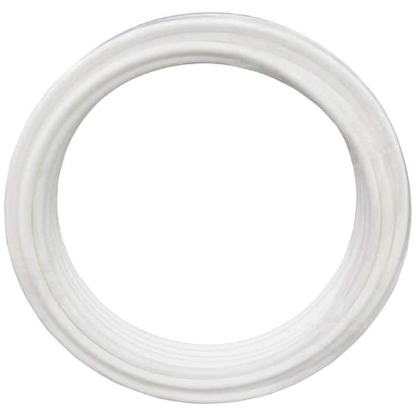 Water Supply Tubing Durable Underground Use PEX Pipe White 1-Inch x 100 ft 