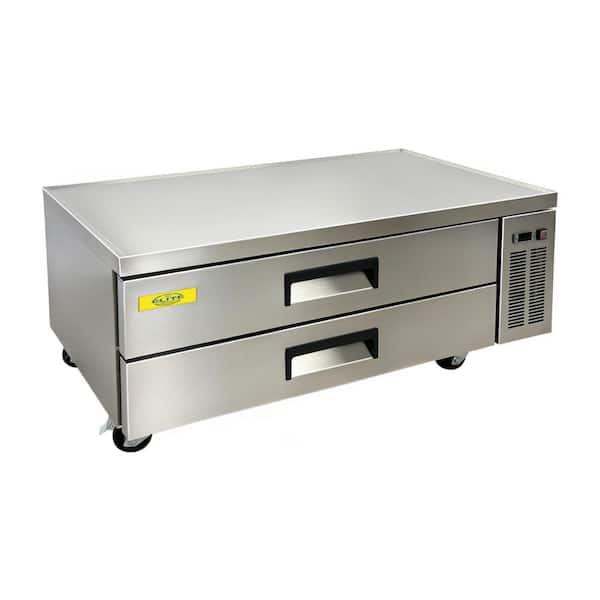 Elite Kitchen Supply 60 in. 12.7 cu. ft. NSF - Drawer Refrigerated Chef Base EB60 Stainless