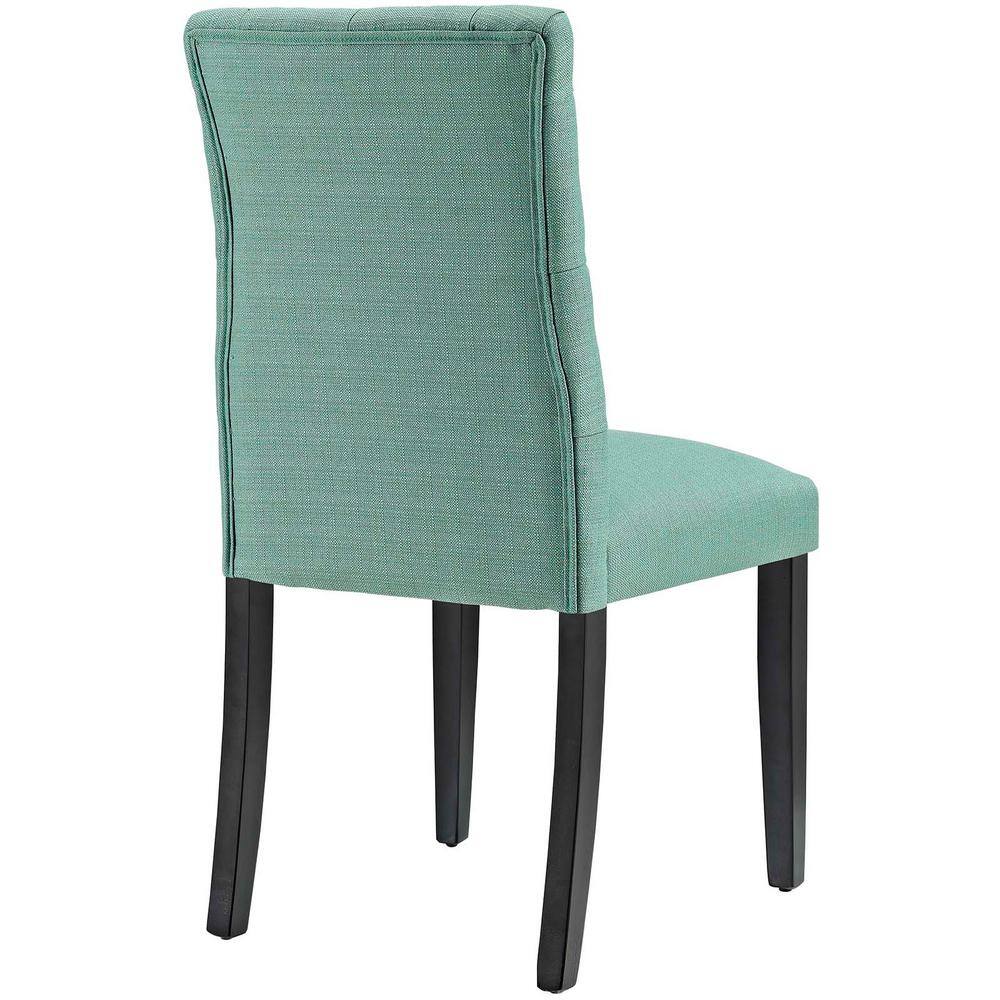 Laguna Blue Tufted Upholstered Parsons Side Chair