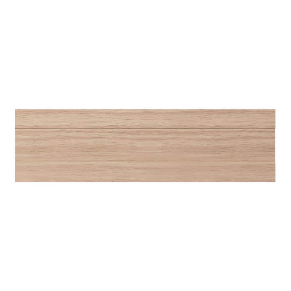 Red Oak Solid Hardwood Chair Rail Moulding, 96" Length