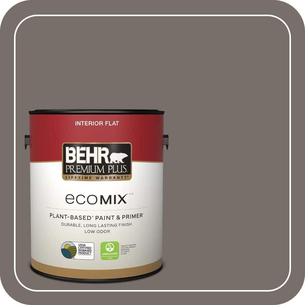 1 gal. #BNC-37 Gray Owl Flat EcoMix Plant-Based Interior Paint & Primer price history on PriceWatchPro