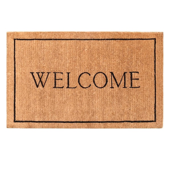 Welcome Border 30 in. x 48 in. Door Mat