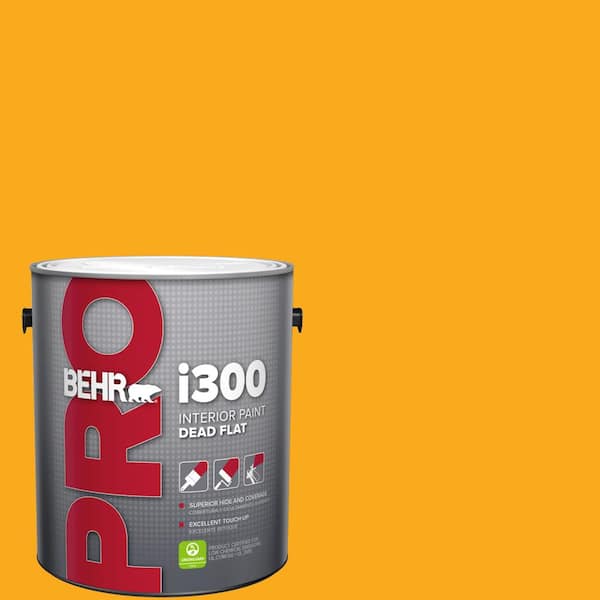 BEHR PRO 1 gal. #P270-7 Sunny Side Up Dead Flat Interior Paint