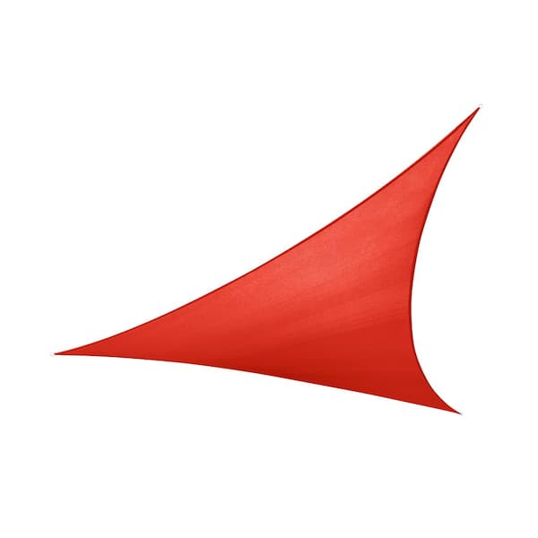 16' x 16' x 16' Red Triangle Sun Shade Sail Canopy Fabric Cloth
