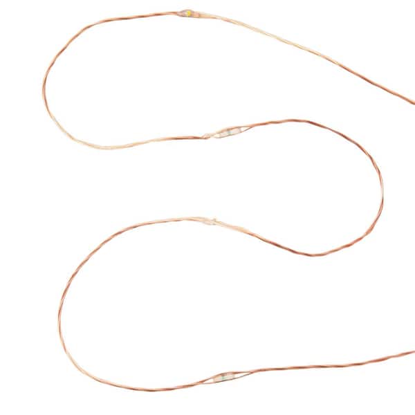16 ft. Battery Powered 50 Bulb Copper Wire Indoor/Outdoor Fairy String Light