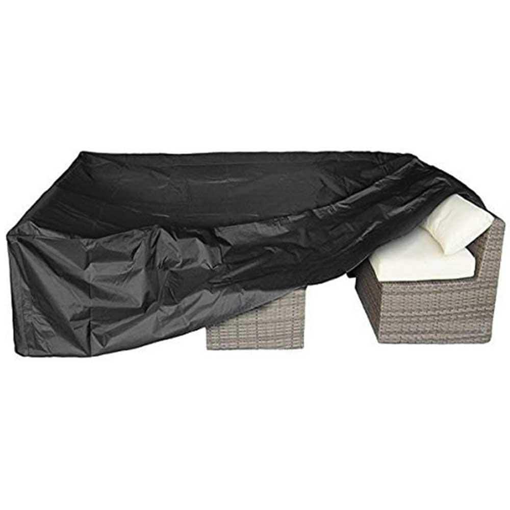 128 in. x 83 in. Waterproof Outdoor Furniture Cover for Sectional Sofa and 