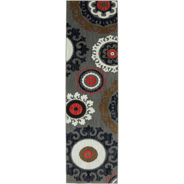 Karastan Indonesia Bungee Cord 2 ft. 4 in. x 8 ft. 3 in. Runner