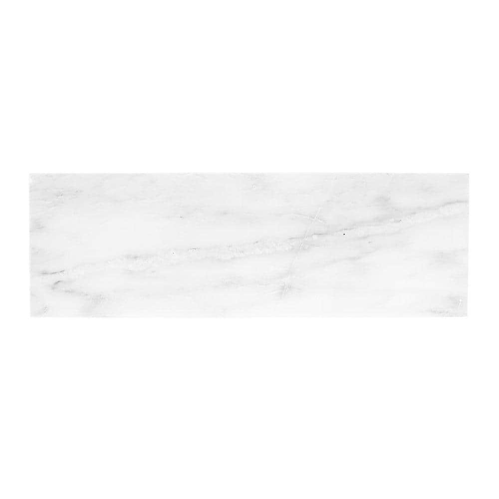Take Home Tile Sample - Carrara White/Grey 3 in. x 6 in. Honed Marble price history on PriceWatchPro