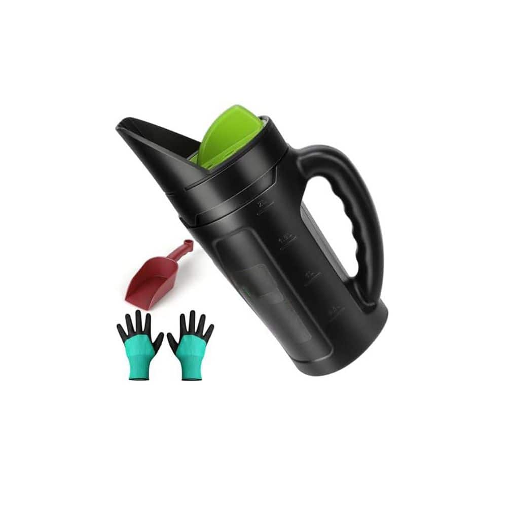 5 lb. Plastic Stainless Steel Handheld Spreader for Seed Fertilizer Ice Melt Lawn Garden Snow Salt Durable Adjustable price history on PriceWatchPro