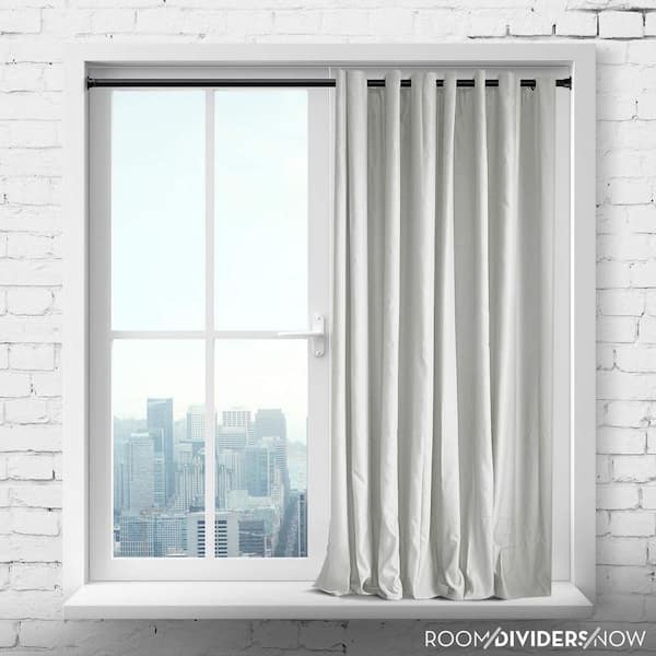 150 In Premium Tension Curtain Rod, Spring Loaded Tension Rods For Curtains