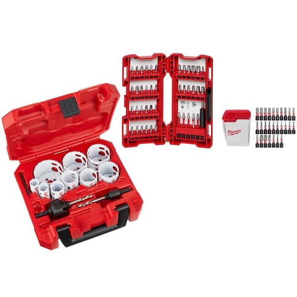 Milwaukee Hole Dozer General Purpose Bi-Metal Hole Saw Set and Driver Bit Set (83-Piece)