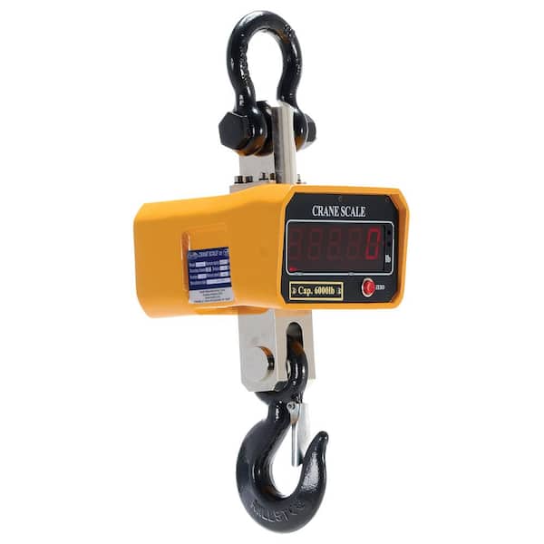 Optima Scale Tension/Compression Crane Scale 500-Lb. Capacity, 0.05-Lb.  Display Increments, Model# OP-926-0.5K - MNM Scales