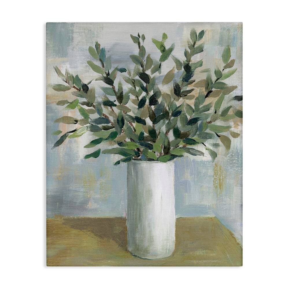 Leafy Green Plant Vase by Cloverfield and Co. Unframed Nature Graphic Art Print 48 in. x 36 in. price history on PriceWatchPro