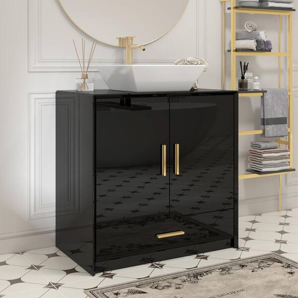 FUFU&GAGA 30 in. W x 18.9 in. D x 31.5 in. H Bath Vanity in