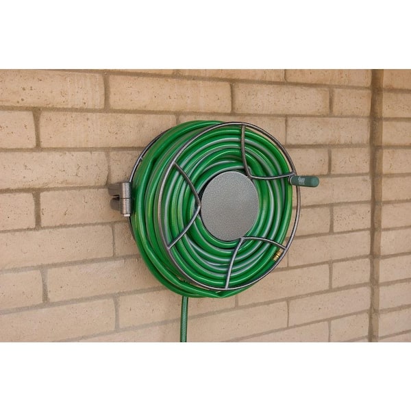 Yard Butler 100 ft. Gray Wall Mounted Hose Reel - Ace Hardware