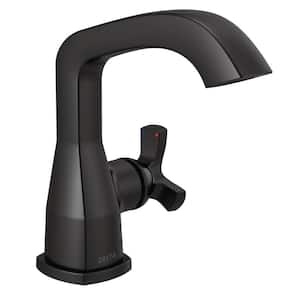 Stryke Single Handle Single Hole Bathroom Faucet in Matte Black