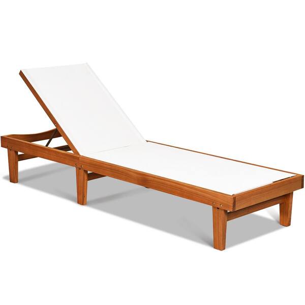 Costway Natural Adjustable Height Eucalyptus Wood Outdoor Lounge Chair Chaise Recliner With White Cushion Op70263 The Home Depot - Costway Outdoor Adjustable Chaise Lounge Chair Costway Natural Adjustable Height Eucalyptus Wood Outdoor Lounge Chair Chaise Recliner With White Cushion Op70263 The Home Depot - Costway Outdoor Adjustable Chaise Lounge Chair