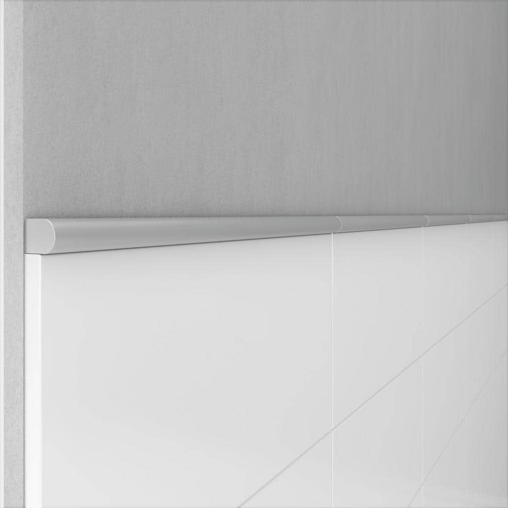 Universal Light Gray Marble Pencil Liner Wall Tile Trim
