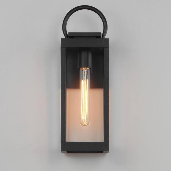 Maxim Lighting - Nassau VX 1-Light Black Medium Outdoor Hardwired Wall Lantern