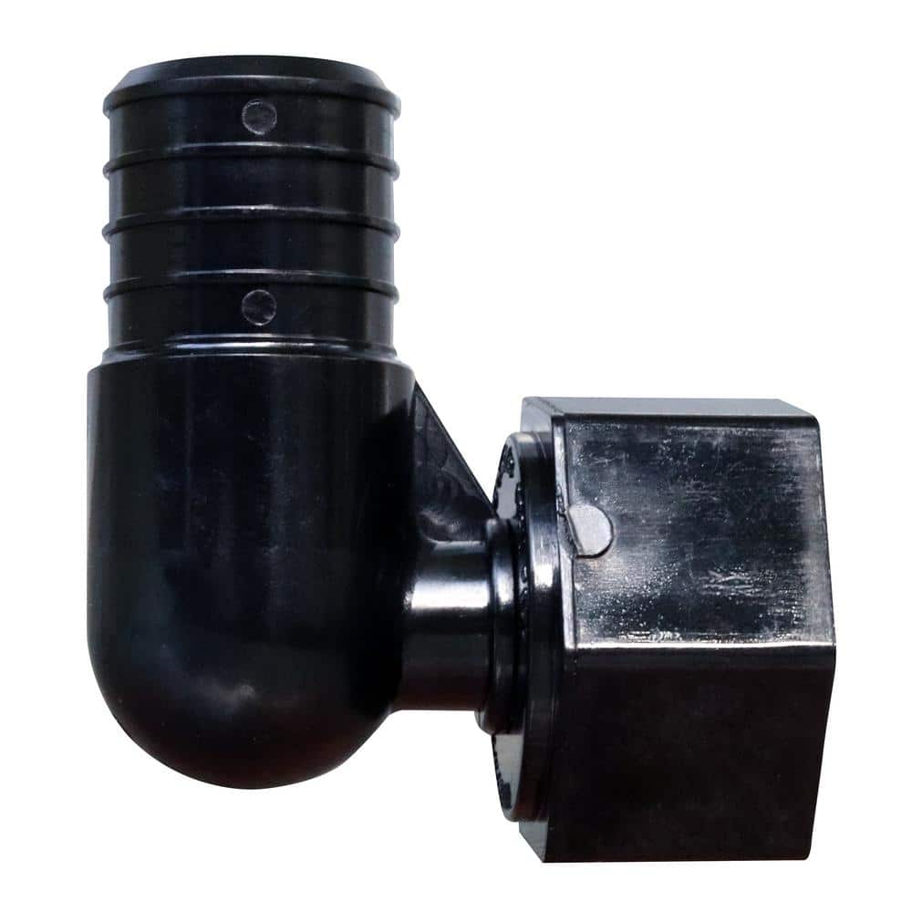 1 in. PEX-B Barb x 3/4 in. FPT Plastic Swivel 90-Degree Elbow (5-Pack)