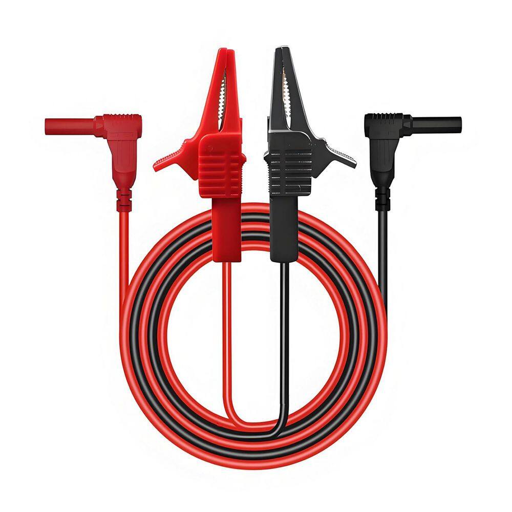 2-Piece Large Heavy Duty Gator Test Lead Insulated Clamp CAT III CAT IV 3-Foot Multimeter Voltmeter Wire ( price history on PriceWatchPro