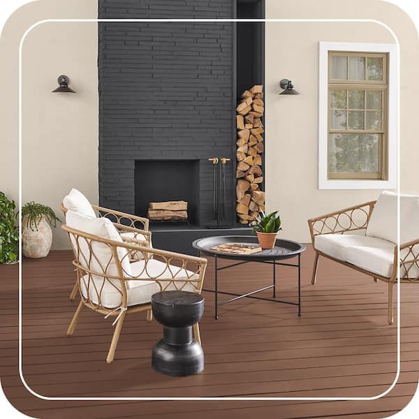 BEHR DECKplus 1 gal. #S210-6 Cinnamon Crunch Solid Color