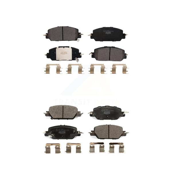 TEC Front Rear Ceramic Brake Pads Kit For Honda CR-V KTC-100545